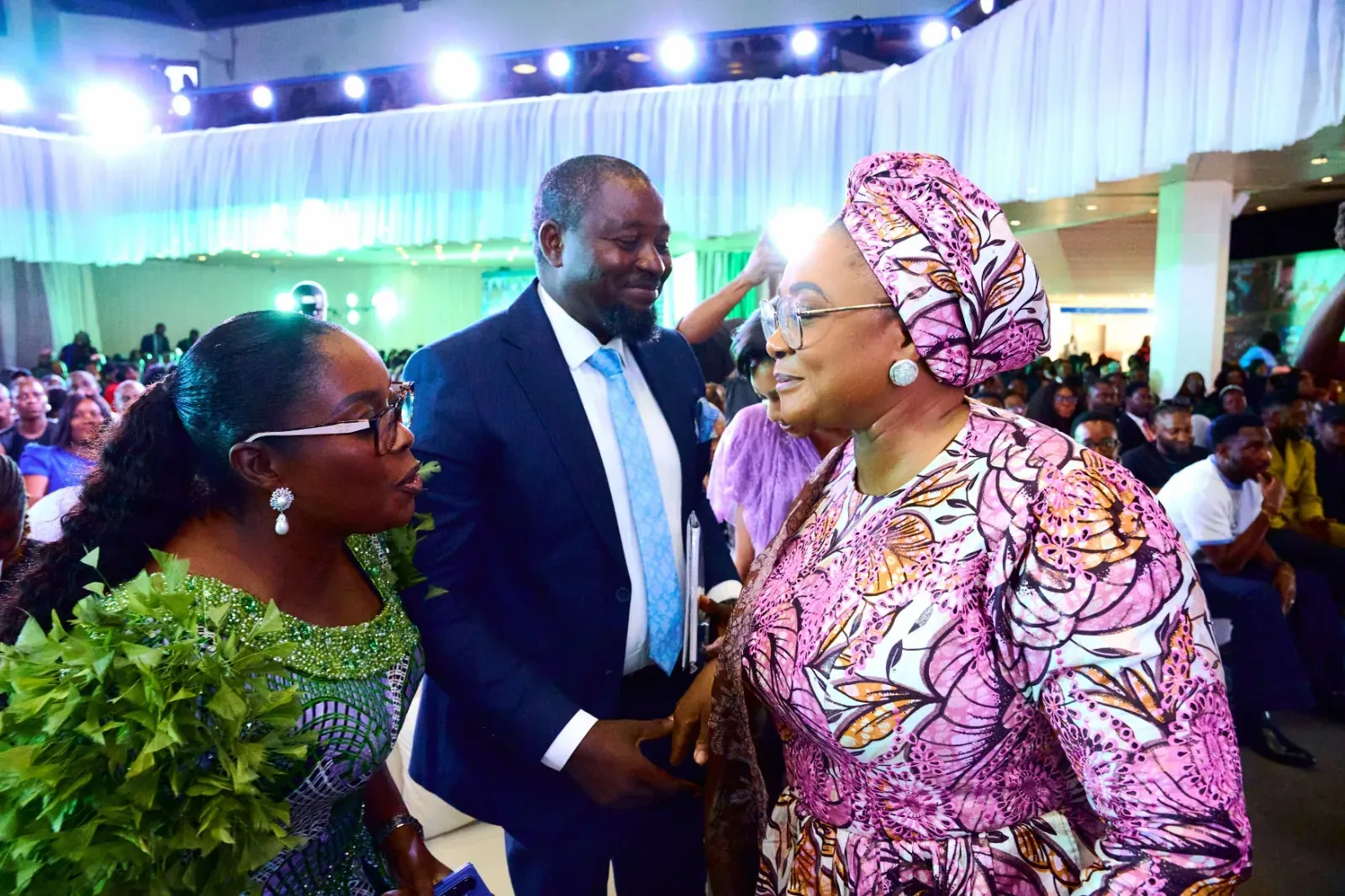 Love Idoko-Uloko, Fred Uloko and Imam Sulaiman (Hon. Minister of Women Affairs)